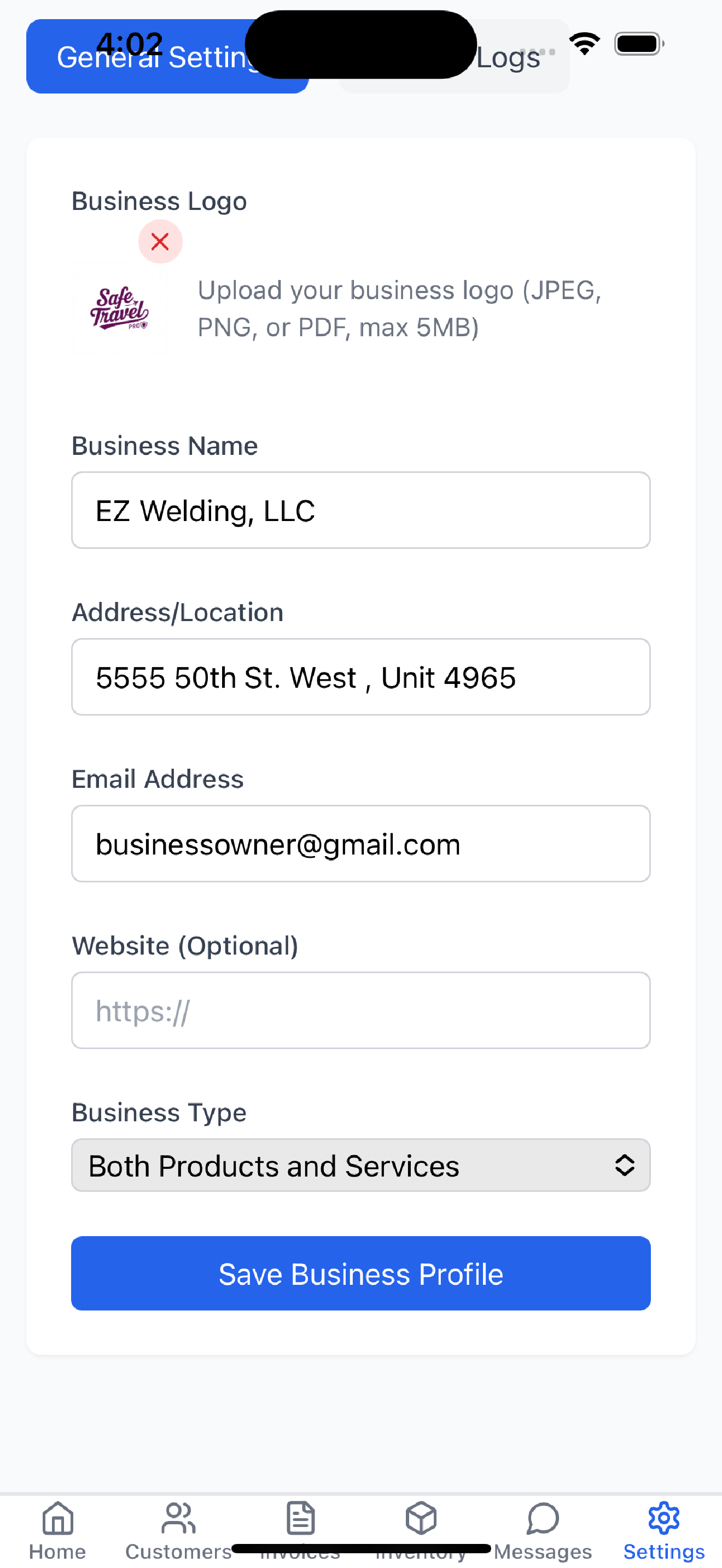 App screenshot placeholder